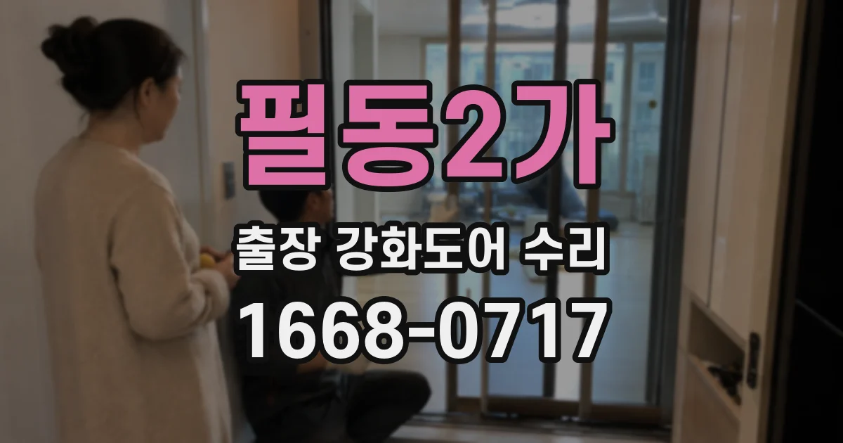 필동2가 출장 강화도어 수리