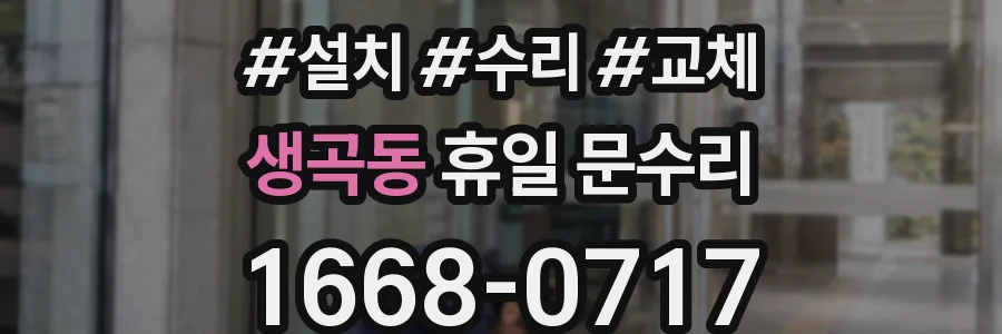 생곡동 휴일 문수리