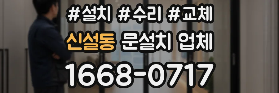 신설동 문설치 업체