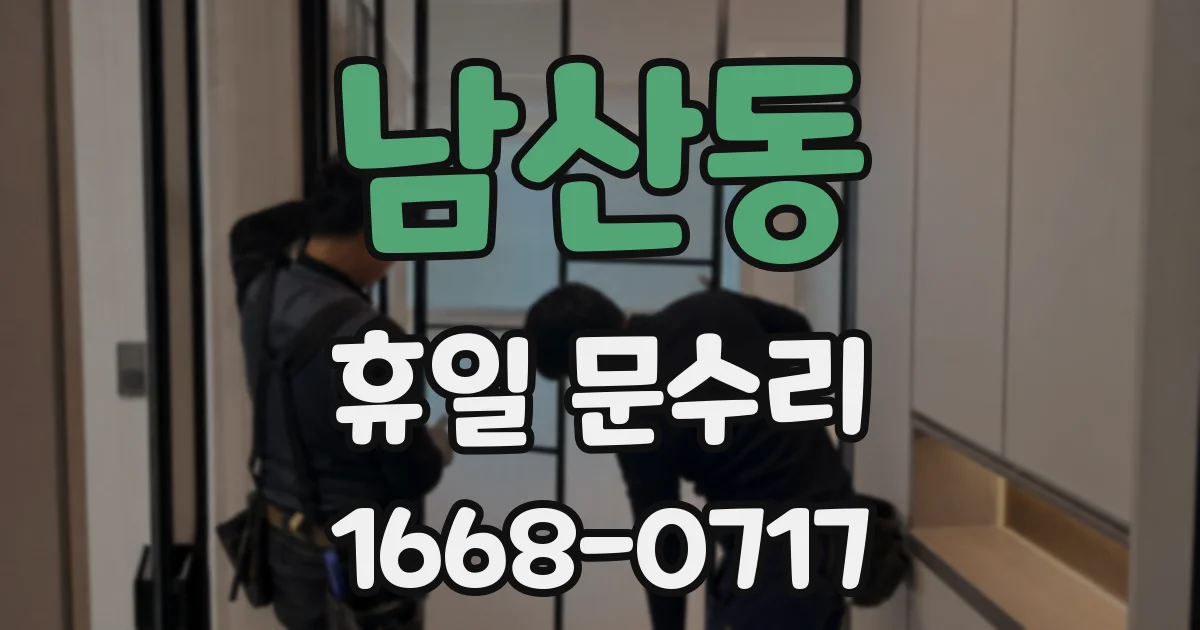 남산동 휴일 문수리