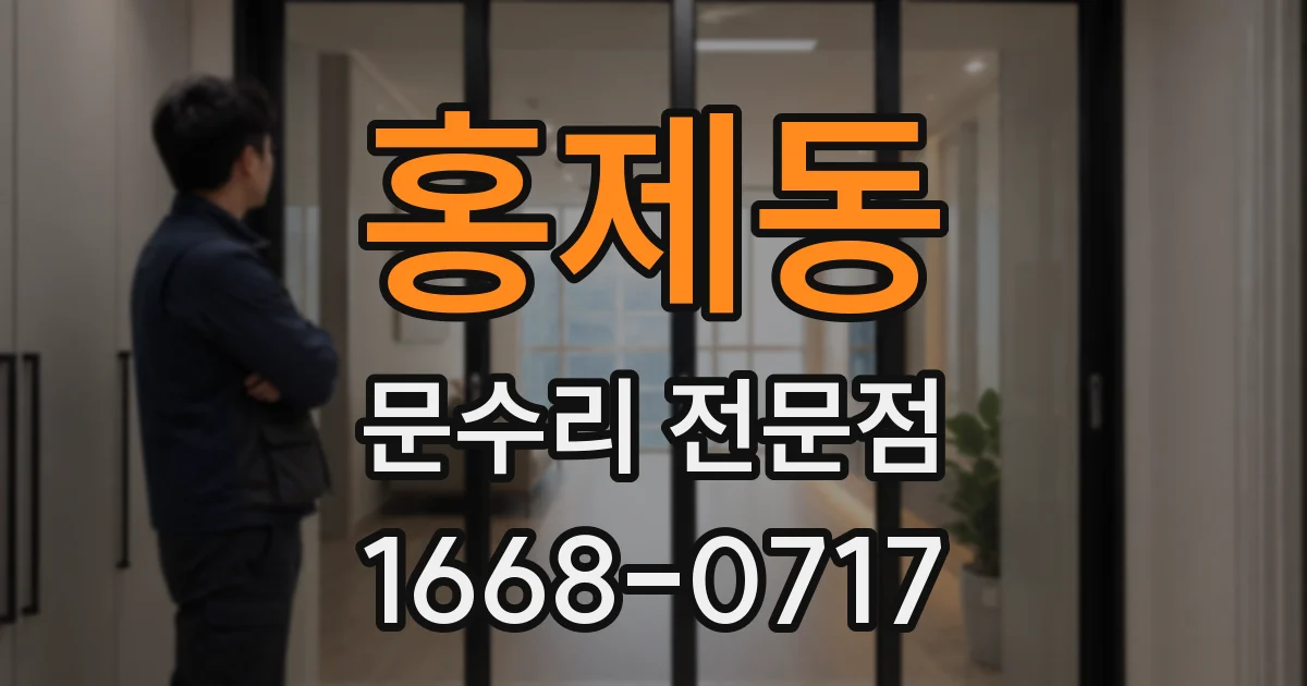 홍제동 문수리 전문점