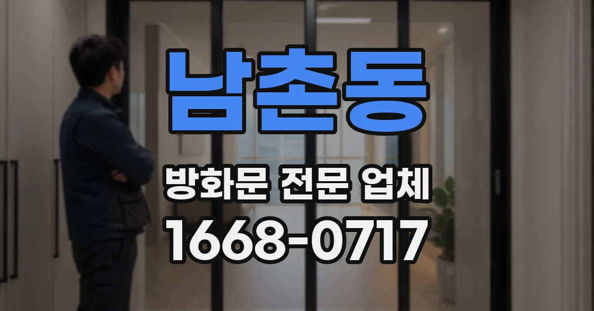 남촌동 방화문 전문 업체