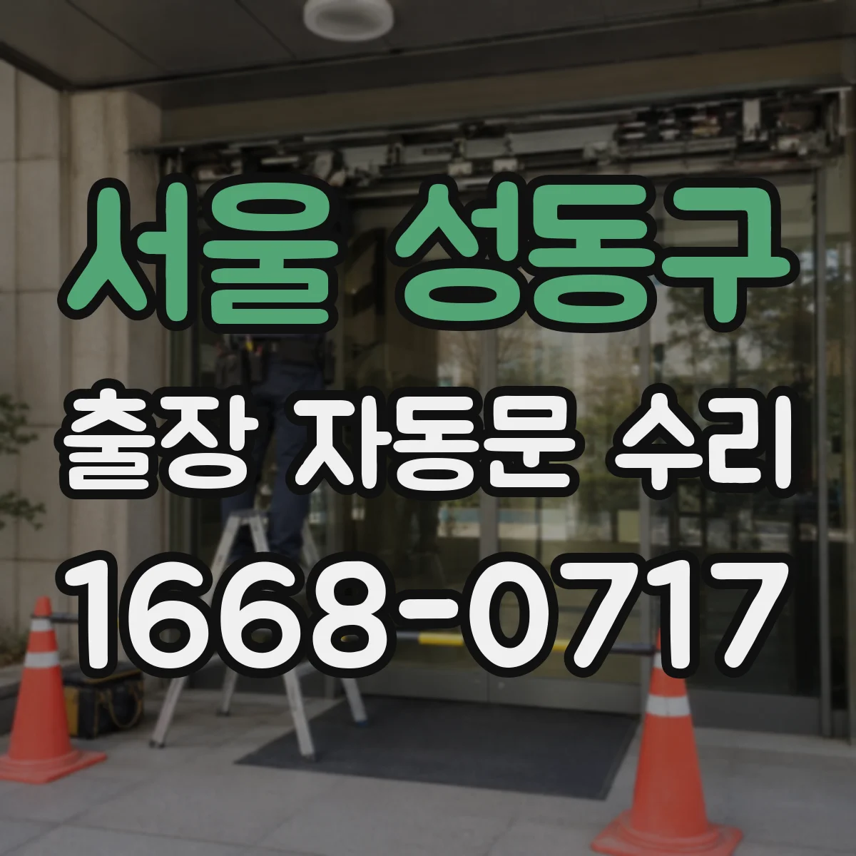 서울 성동구 출장 자동문 수리