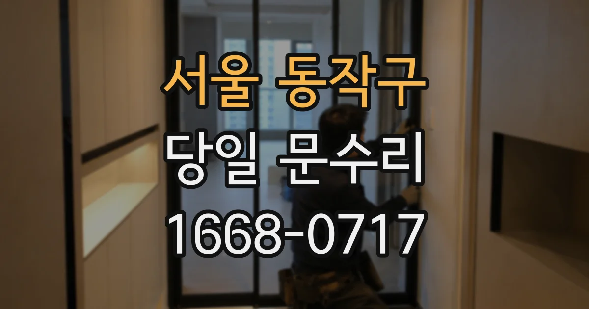 서울 동작구 당일 문수리
