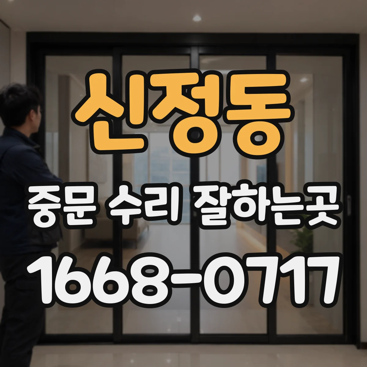 신정동 중문 수리 잘하는곳