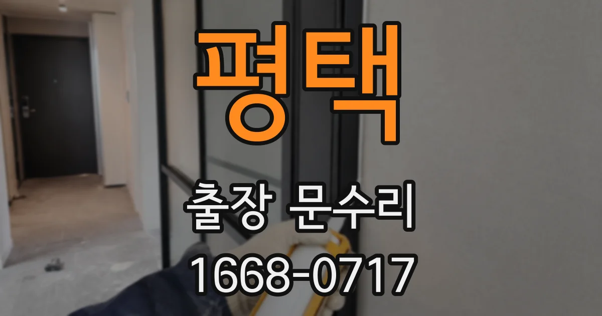 평택 출장 문수리