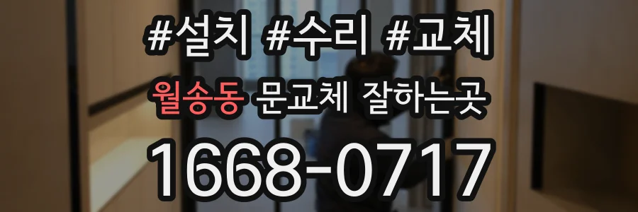 월송동 문교체 잘하는곳