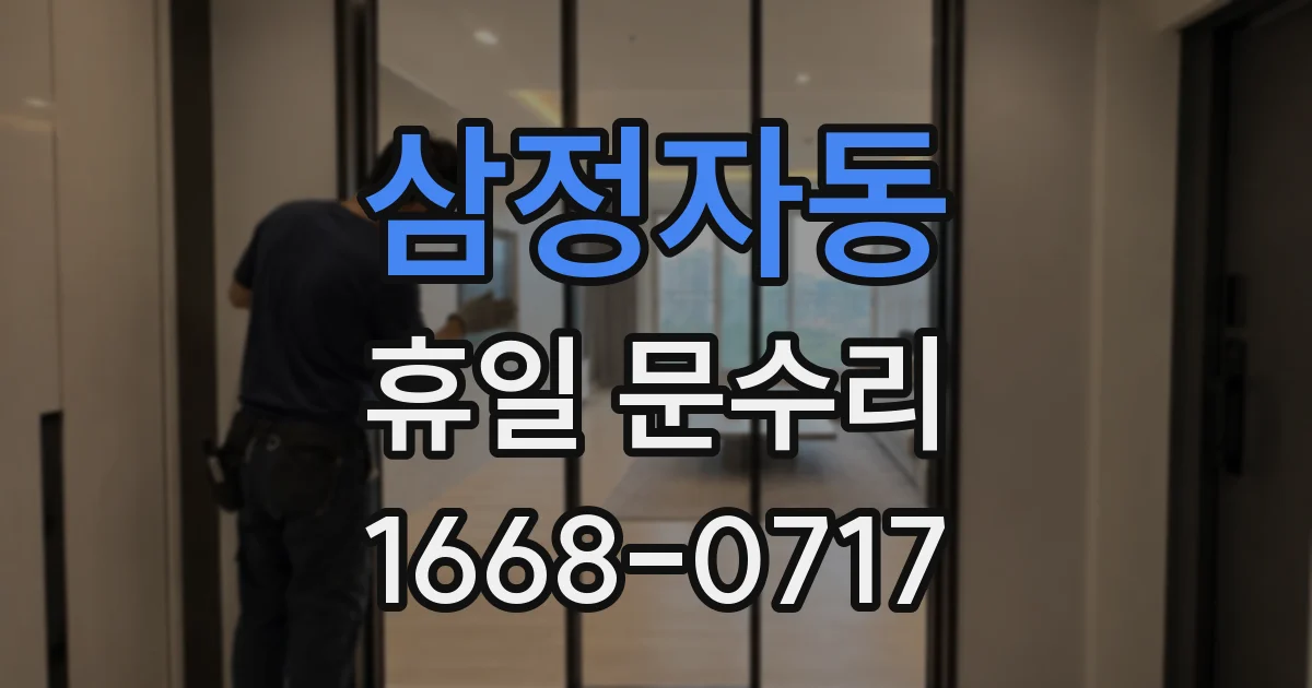 삼정자동 휴일 문수리