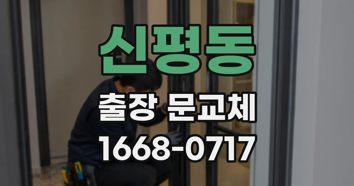 신평동 출장 문교체