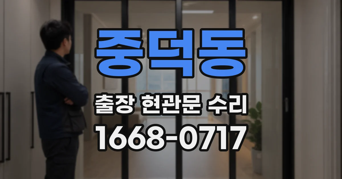 중덕동 출장 현관문 수리