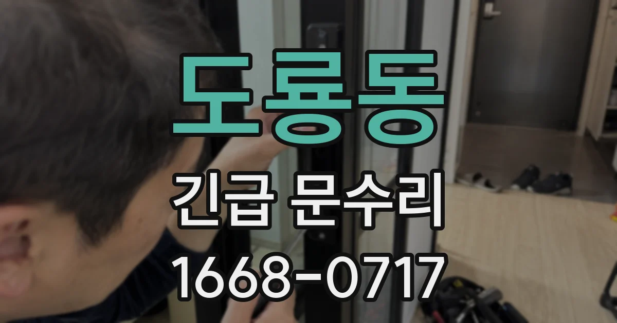 도룡동 긴급 문수리