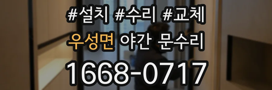 우성면 야간 문수리