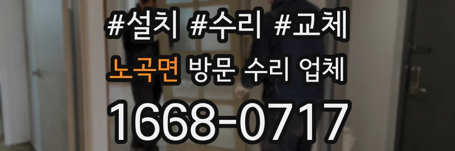 노곡면 방문 수리 업체