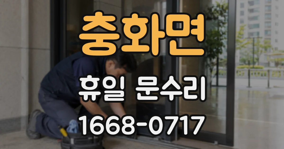 충화면 휴일 문수리