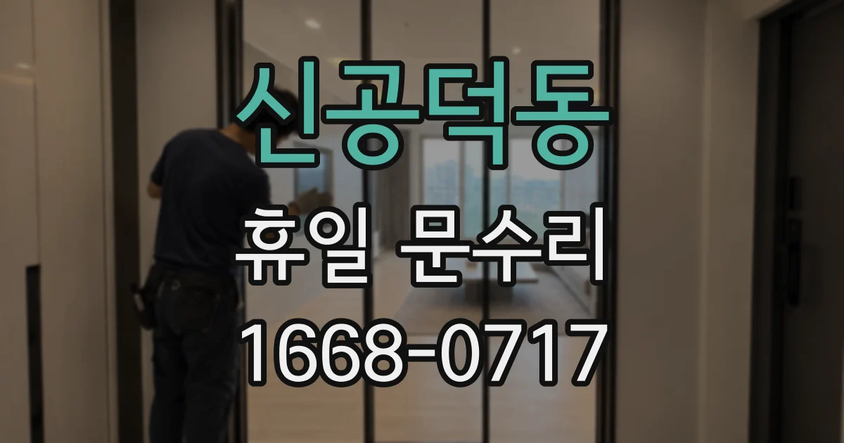 신공덕동 휴일 문수리
