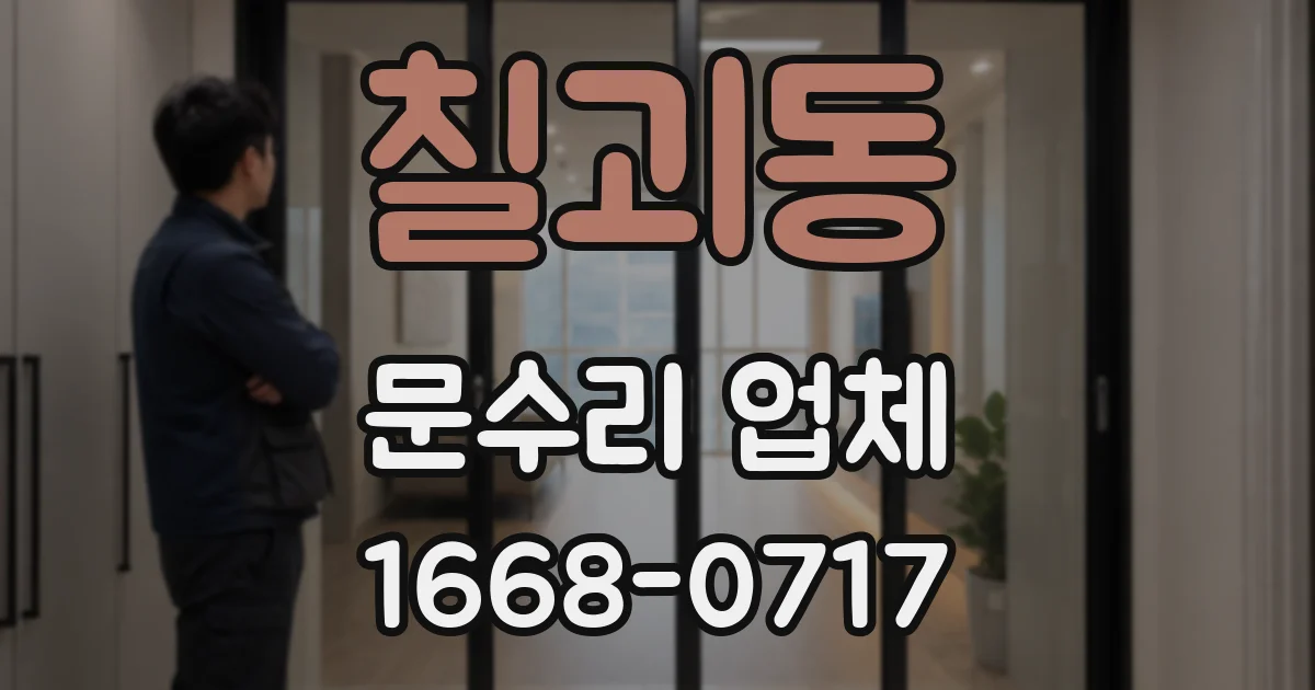 칠괴동 문수리 업체