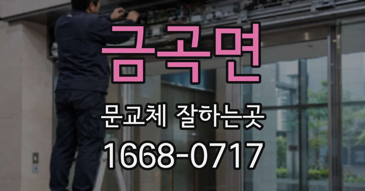 금곡면 문교체 잘하는곳