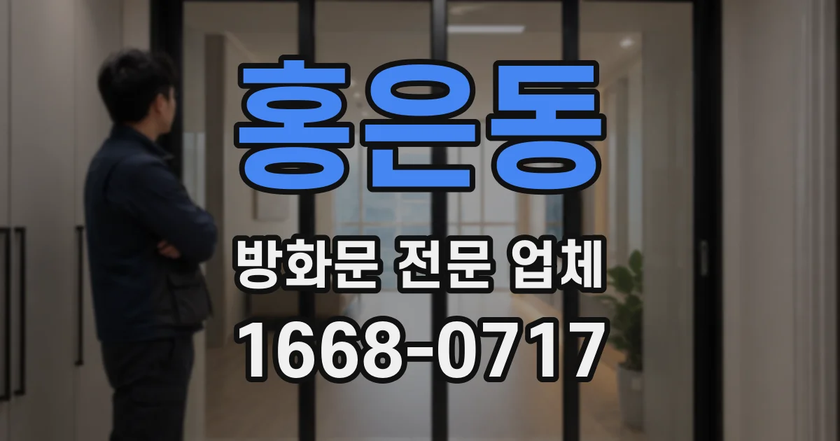 홍은동 방화문 전문 업체