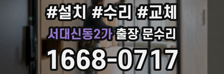 서대신동2가 출장 문수리