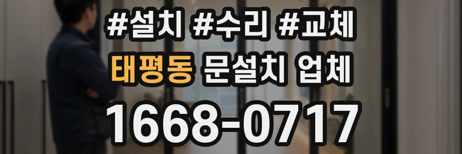 태평동 문설치 업체