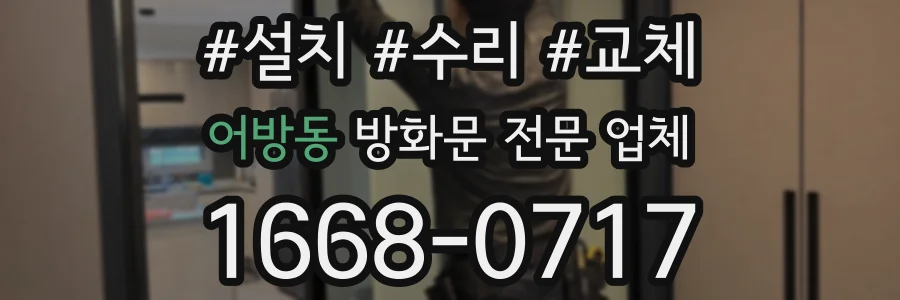 어방동 방화문 전문 업체