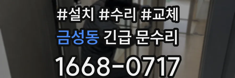 금성동 긴급 문수리