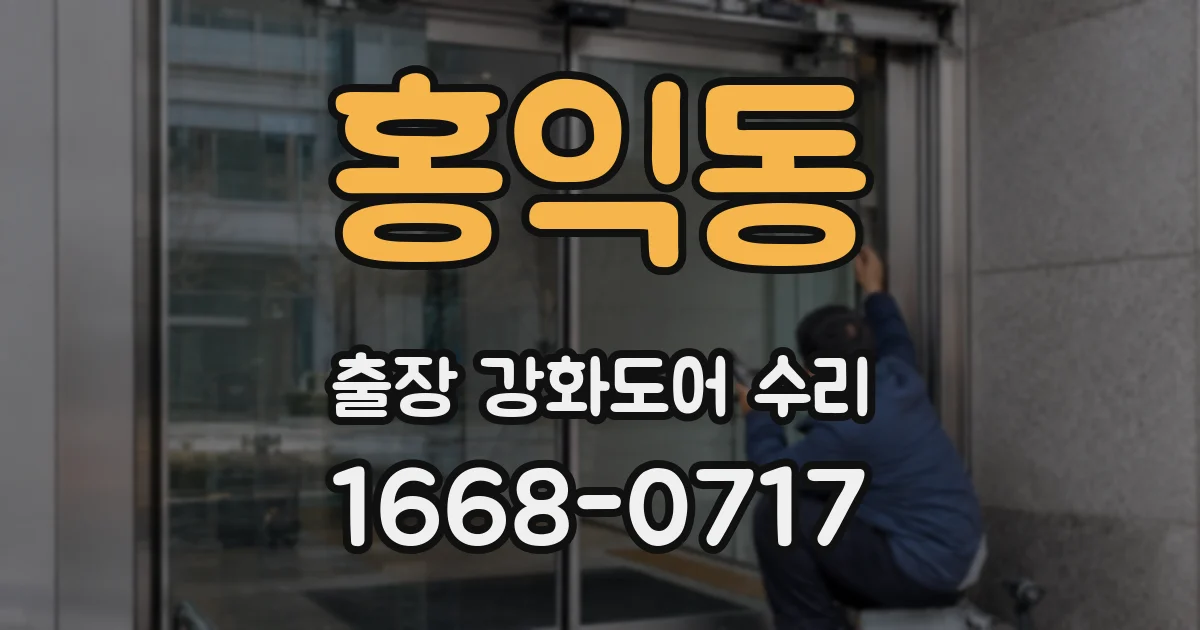 홍익동 출장 강화도어 수리