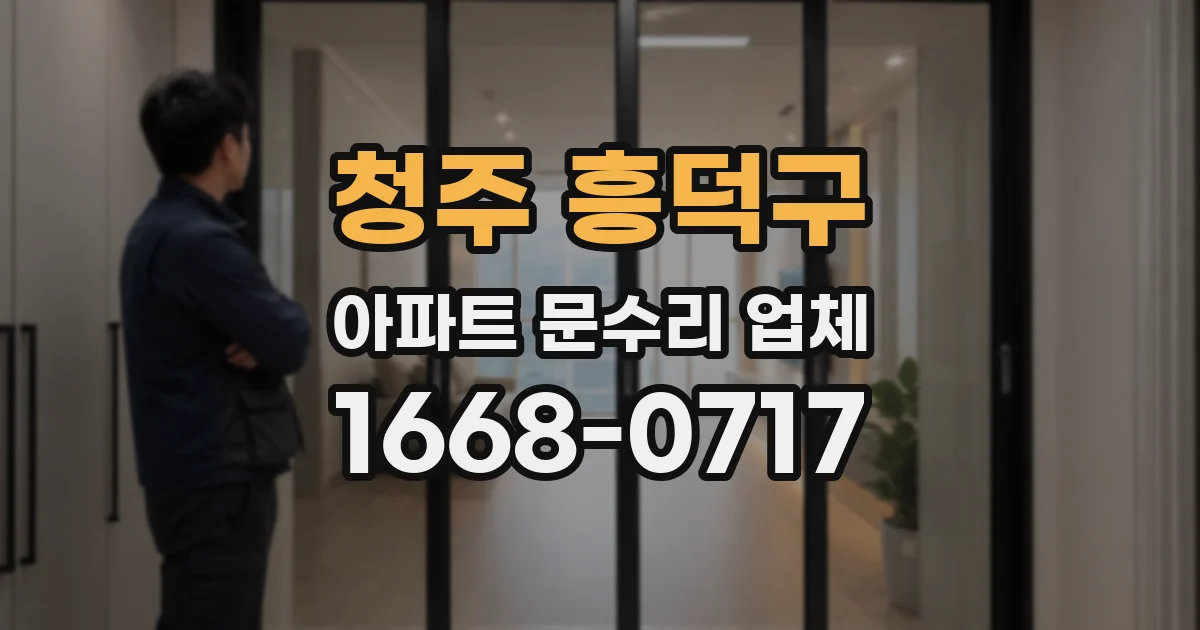 청주 흥덕구 아파트 문수리 업체