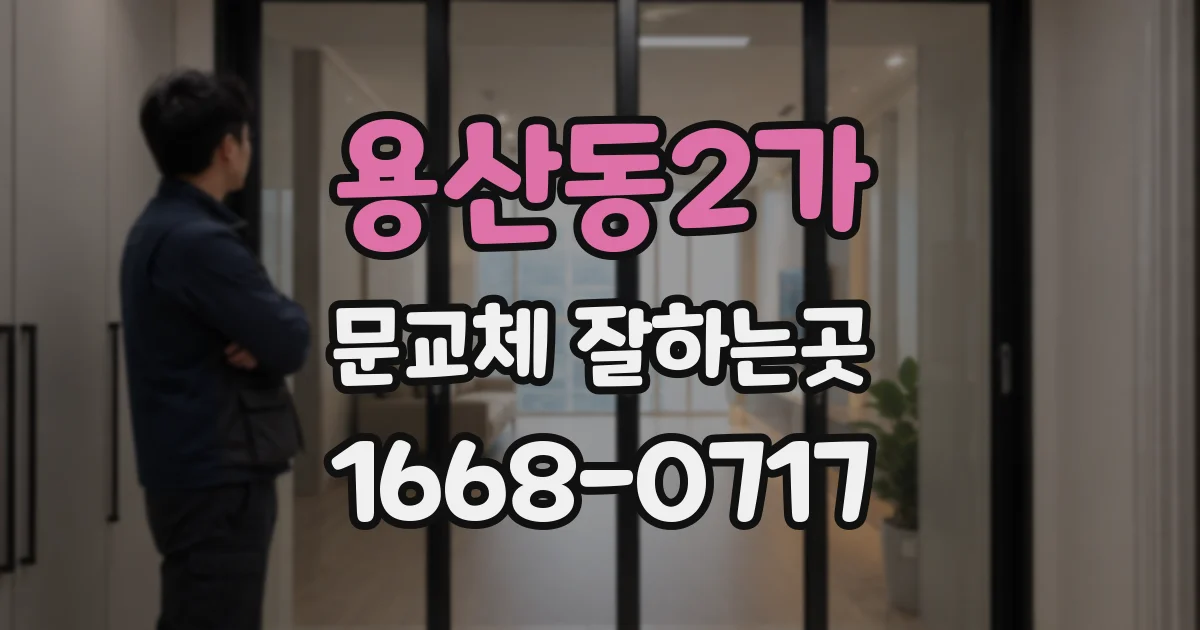 용산동2가 문교체 잘하는곳