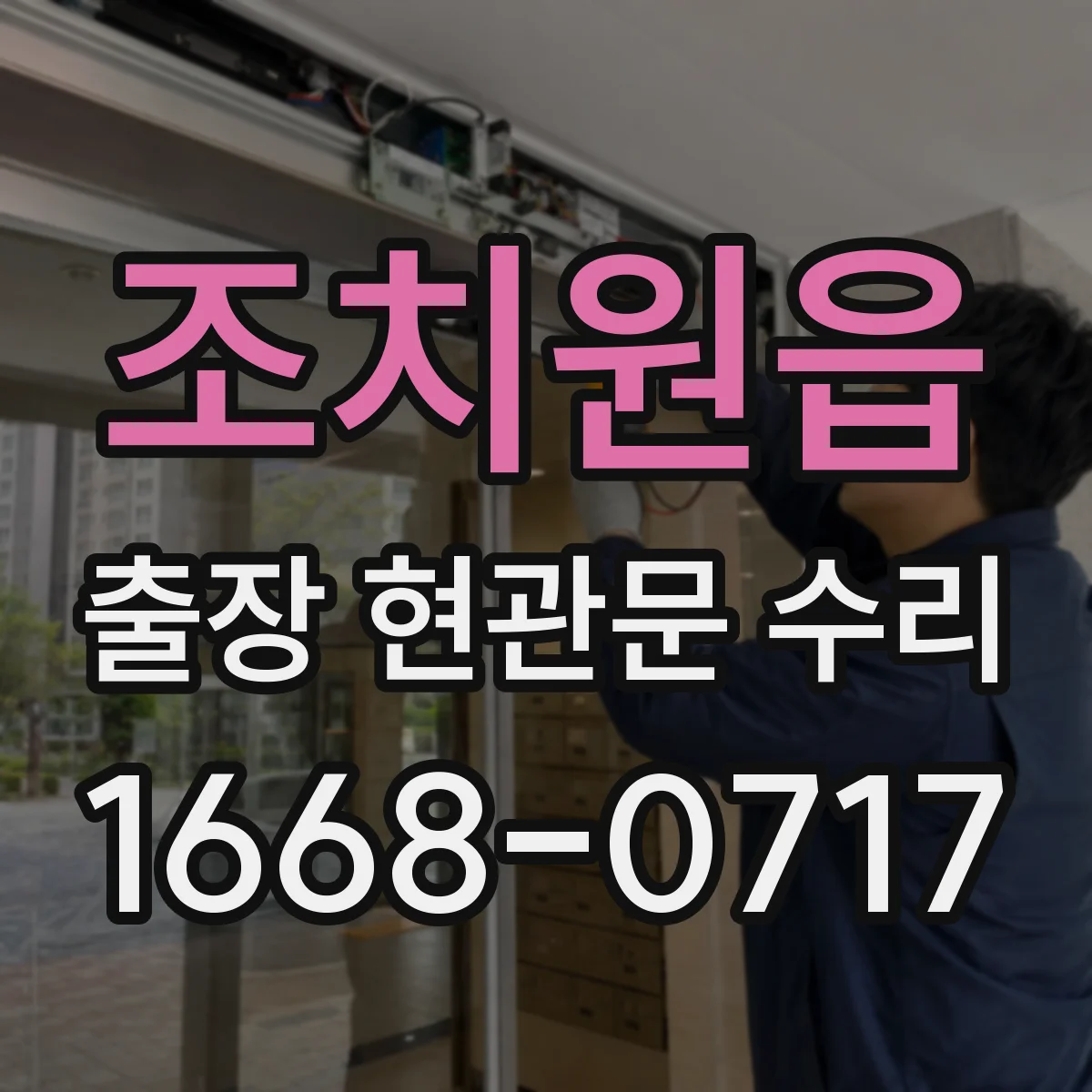 조치원읍 출장 현관문 수리