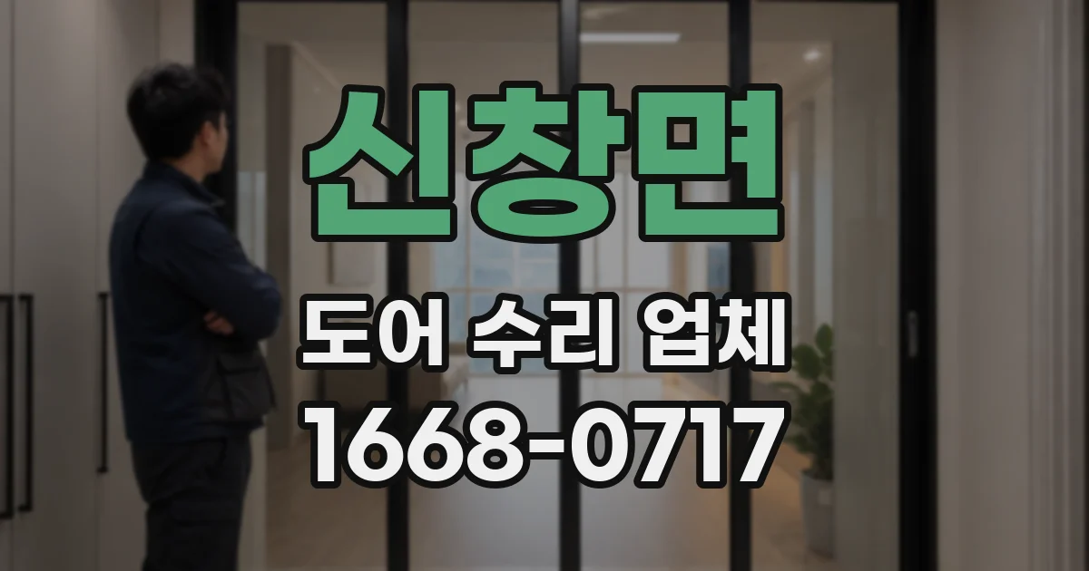 신창면 도어 수리 업체