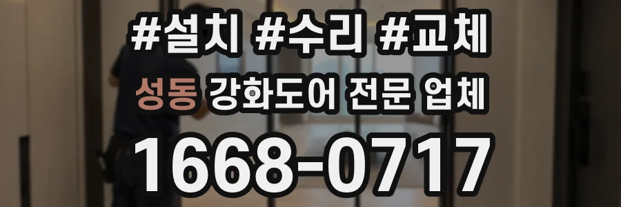 성동 강화도어 전문 업체