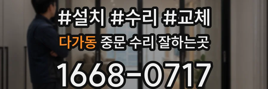 다가동 중문 수리 잘하는곳
