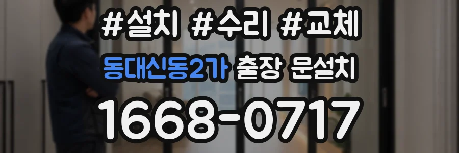 동대신동2가 출장 문설치