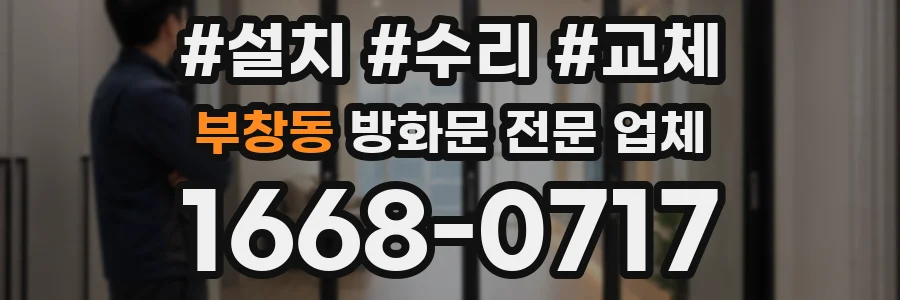 부창동 방화문 전문 업체