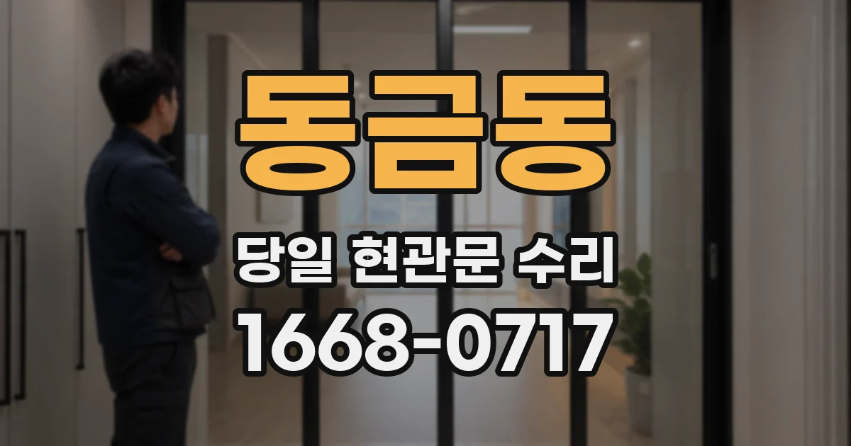 동금동 당일 현관문 수리