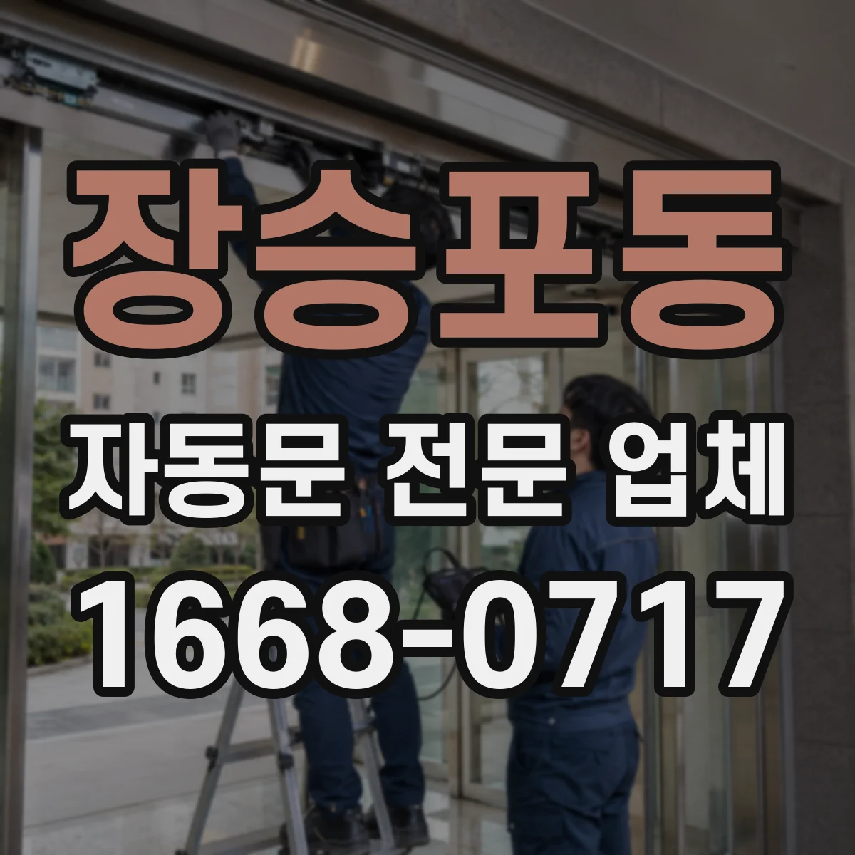 장승포동 자동문 전문 업체