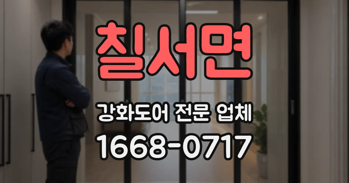 칠서면 강화도어 전문 업체