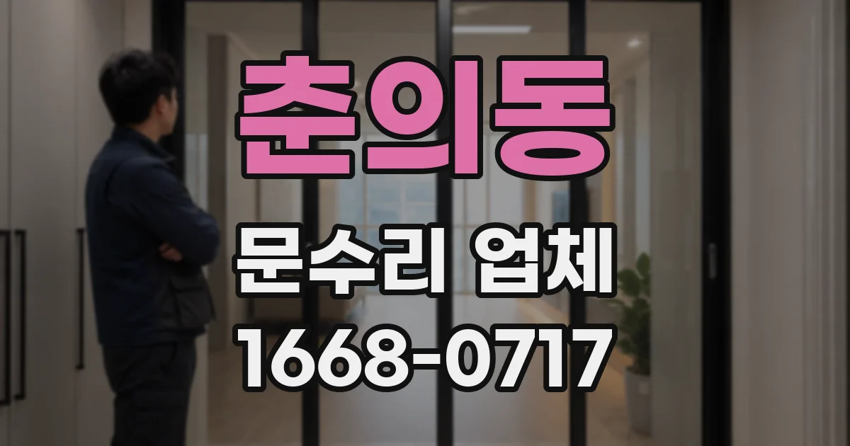 춘의동 문수리 업체