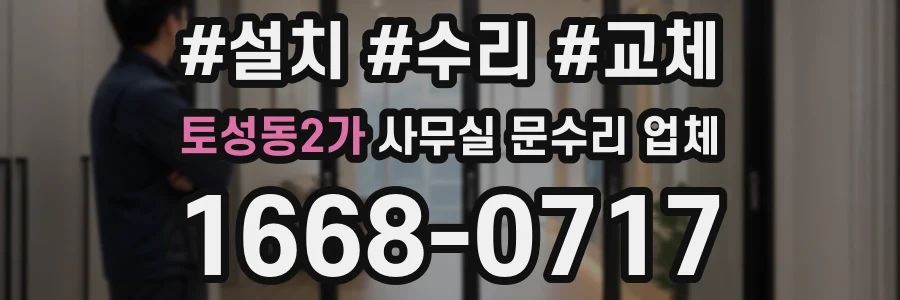 토성동2가 사무실 문수리 업체