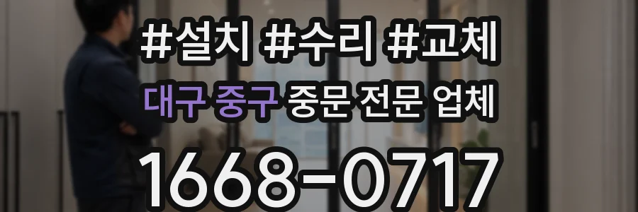 대구 중구 중문 전문 업체