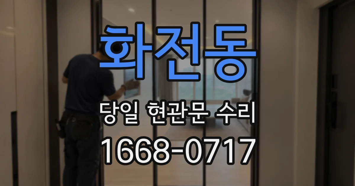 화전동 당일 현관문 수리