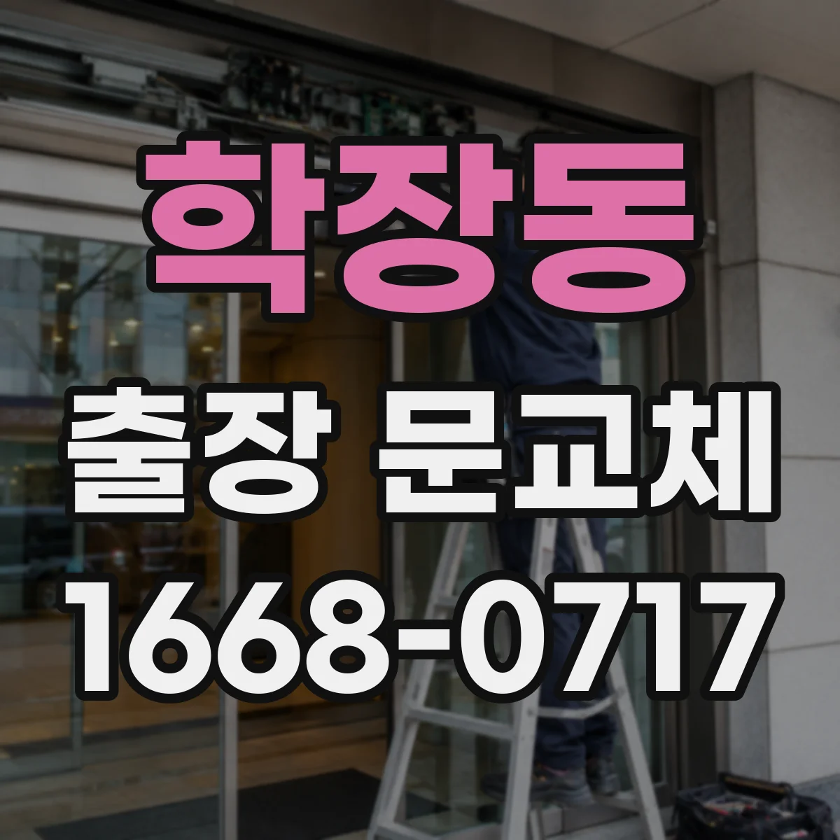 학장동 출장 문교체