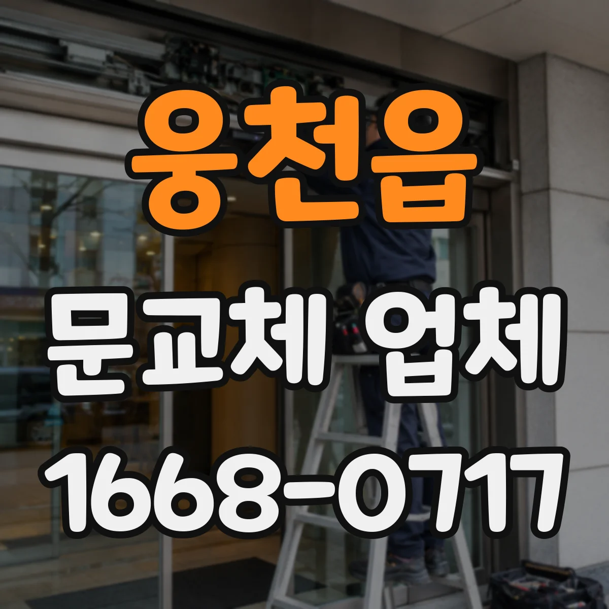 웅천읍 문교체 업체
