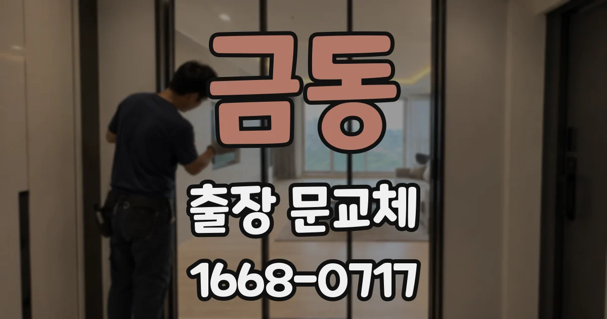 금동 출장 문교체