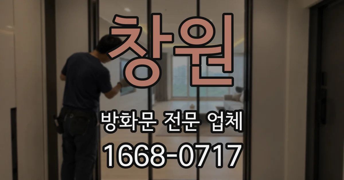 창원 방화문 전문 업체