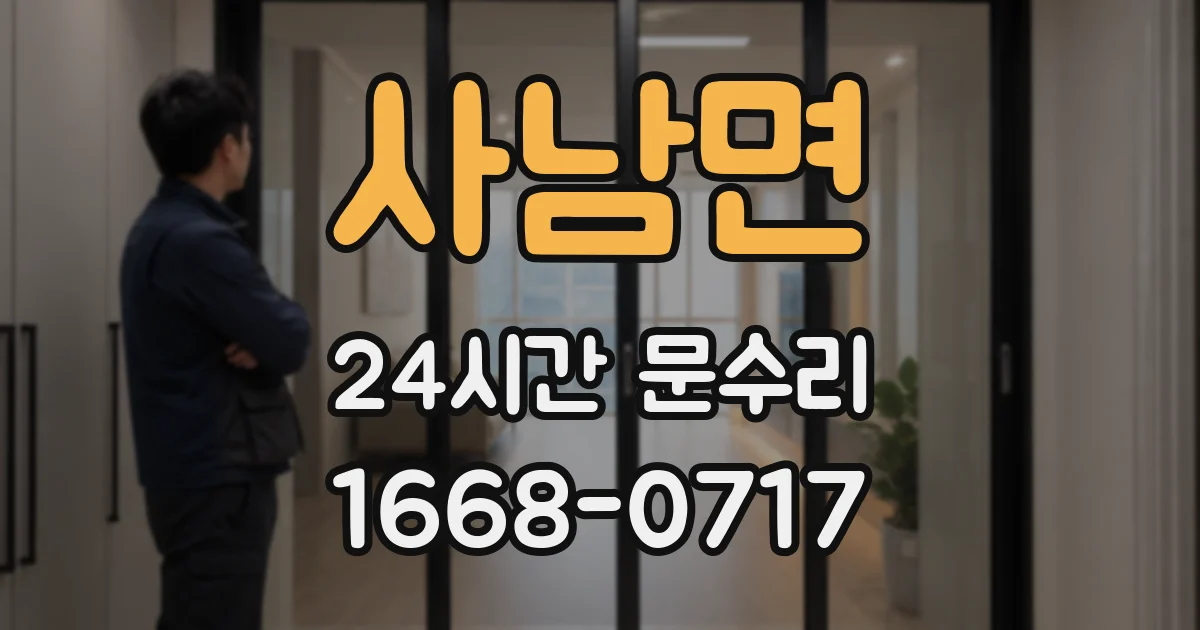 사남면 24시간 문수리