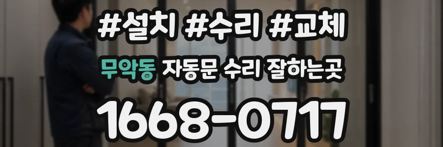 무악동 자동문 수리 잘하는곳