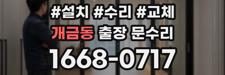 개금동 출장 문수리