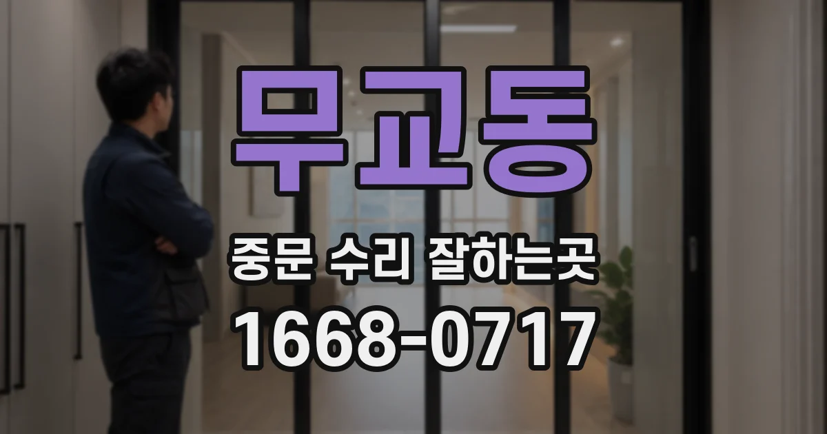 무교동 중문 수리 잘하는곳
